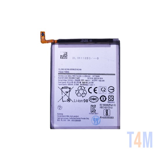Bateria EB-BM317ABY para Samsung Galaxy M31/M315/M31s/M317 6000mAh
